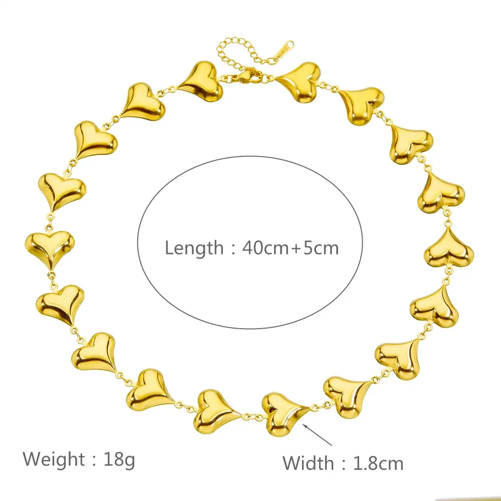DIEYURO 316L Stainless Steel Golden Minimalist Fashion Hollow Heart Shape Earrings For Women Girl Trend New Earing Jewelry Gift