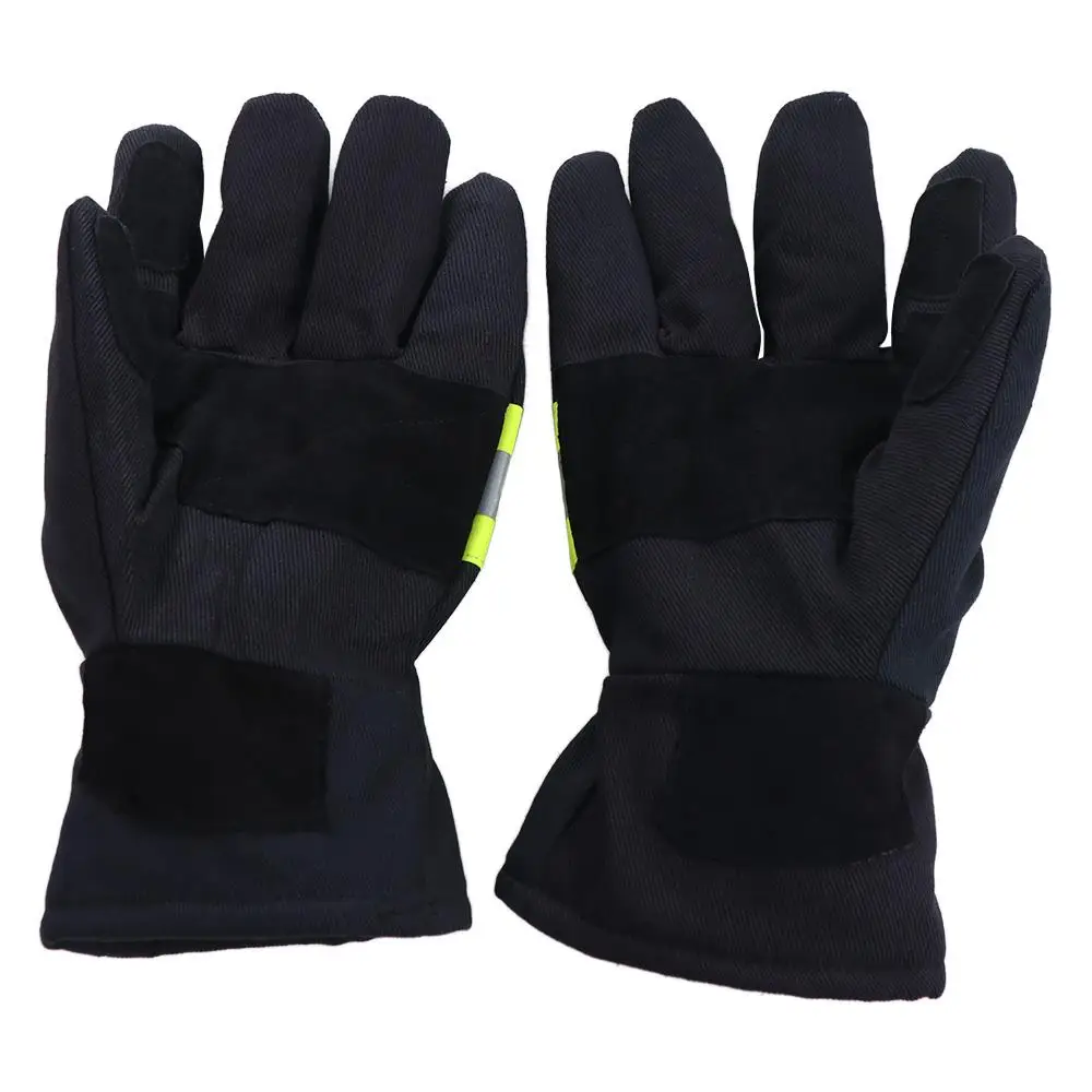 Fire Proof Fireman Gloves Heat Proof Waterproof Welding Heat Proof Gloves Wear-Resistance Flame-retardant Anti-fire Gloves