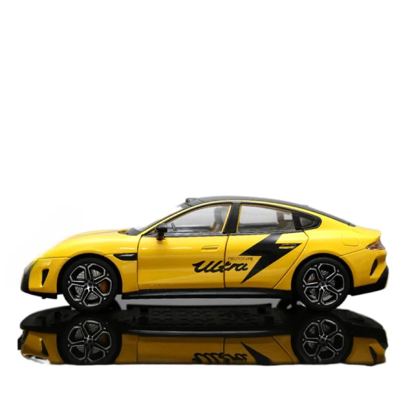 Edizione modello di auto in lega 1: 24 Su-7, blu del Golfo, modello di auto viola al tramonto, ornamento della collezione avanzata