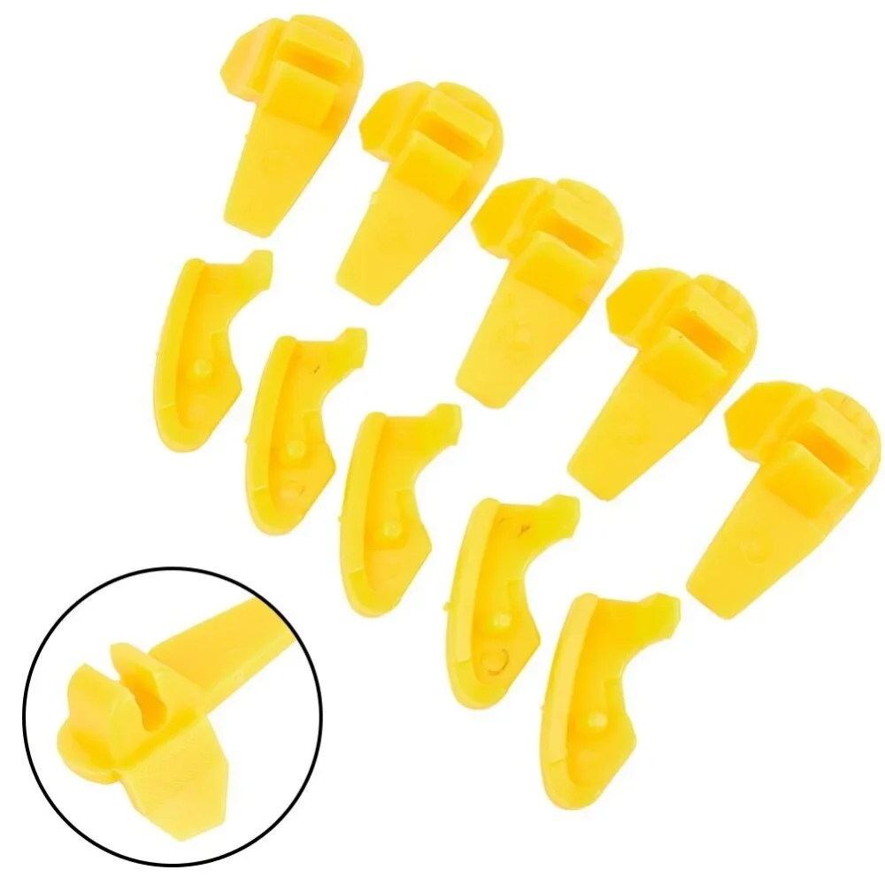 12Pcs Tire Changer Machine Plastic Mount Demount Duck Head Insert Rim Protector