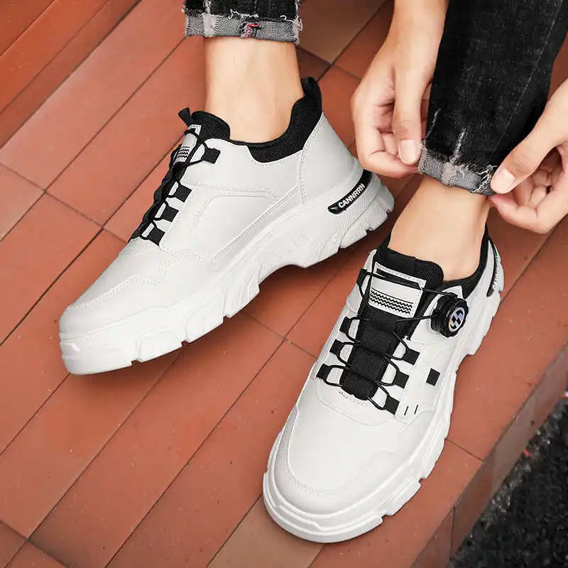 Anti-slip Laced Luxury Brand Sneakers Womens Walking Sports Skateboarding Shoes Sports And Leisure Minimalist Style Shoses