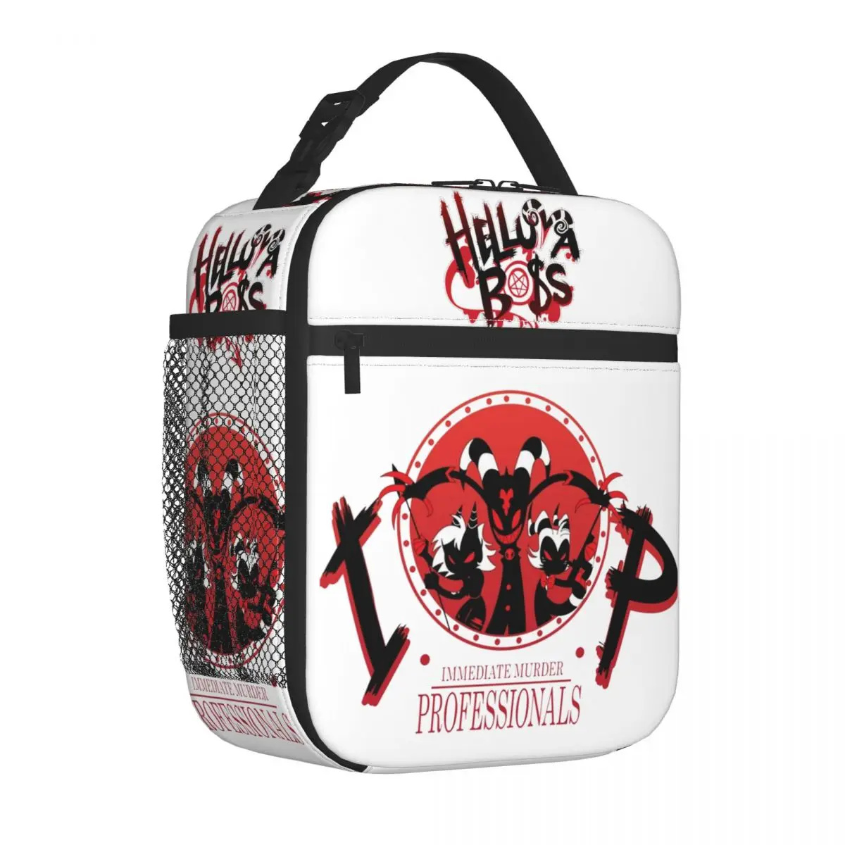 

Helluva Boss Start Up Killing Company Insulated Lunch Bag Blitzo Cartoon Food Container Portable Cooler Thermal Lunch Boxes