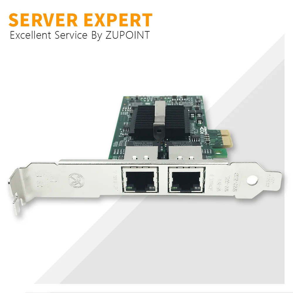 ZUPOINT adaptador de servidor Gigabit PCI-E x1 1gbps para 82576EB E1G42ET/EF E1G44ET