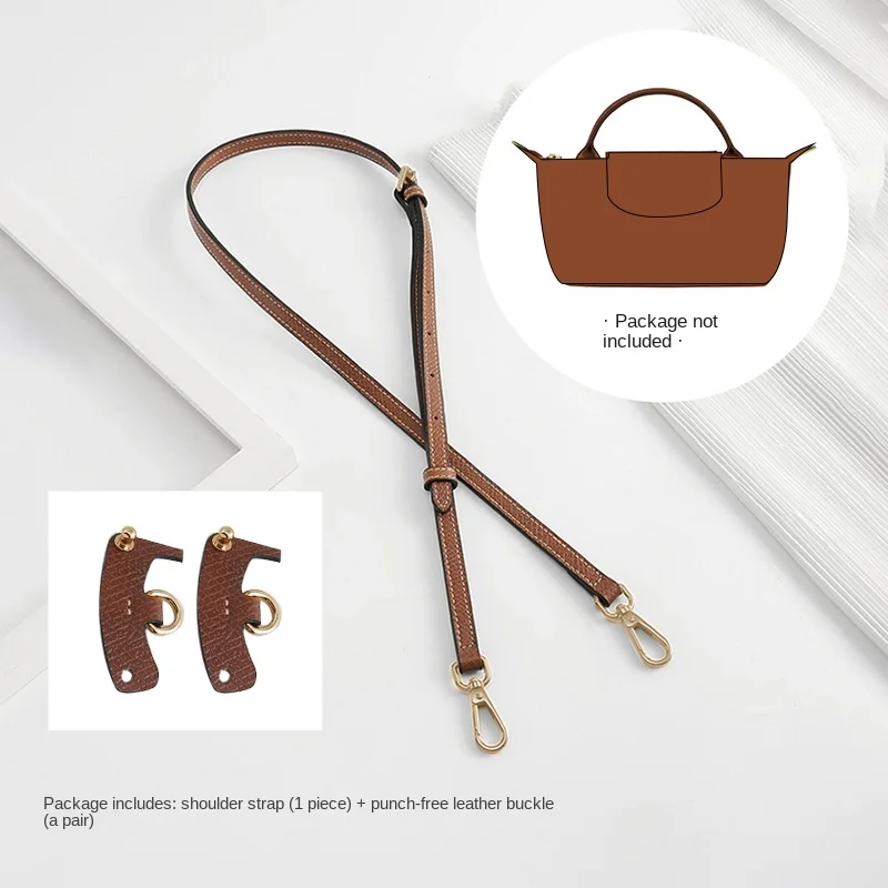 Imagem -05 - Bolsa Strap para Longchamp Mini Bolsa Alça de Ombro Modificação de Perfuração Livre Transformação Acessórios