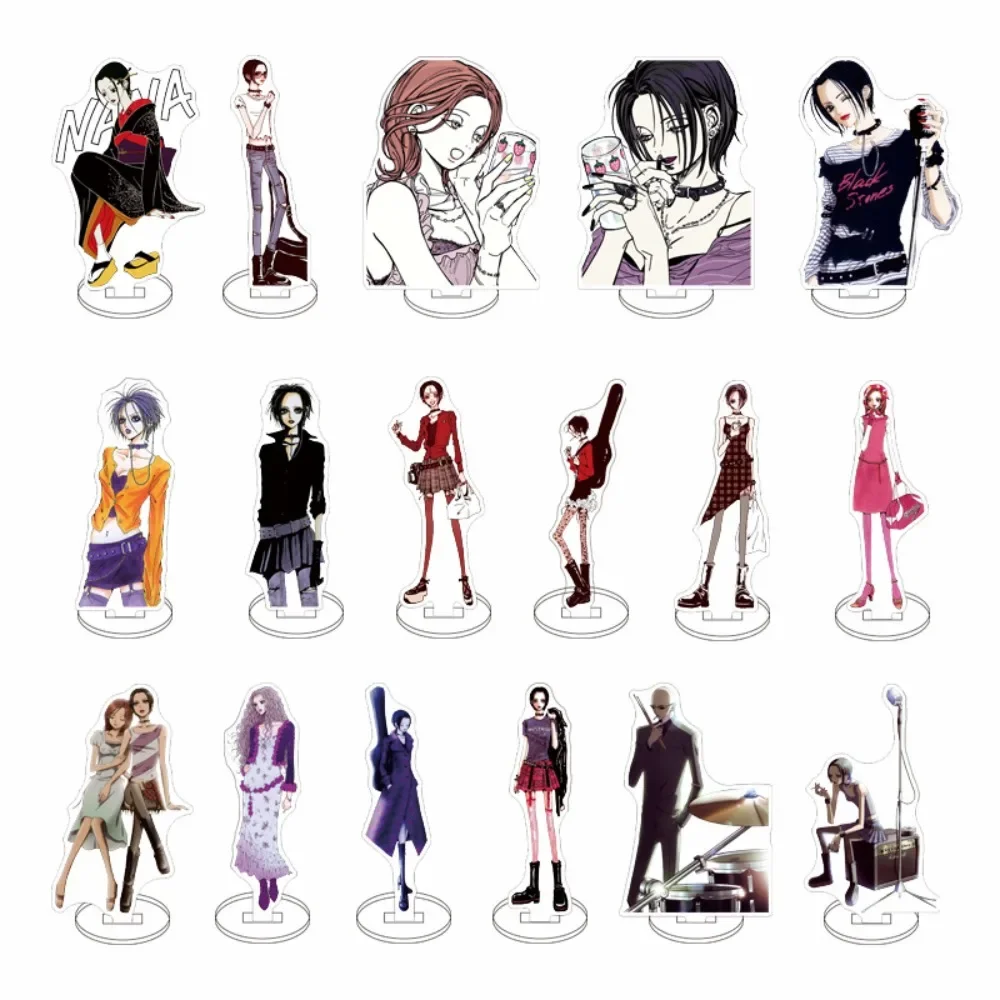 NANA Black White Manga Acrylic Stand Oosaki Nana Komatsu Hachi Okazaki Shinichi Keychain Collection Desk Model Display Ornament