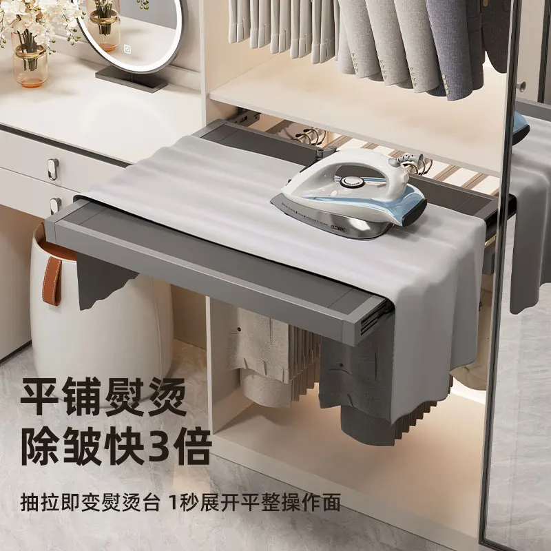 Wardrobe pull ironing board cloakroom ironing board household folding cabinet hidden electric ironing board folding table