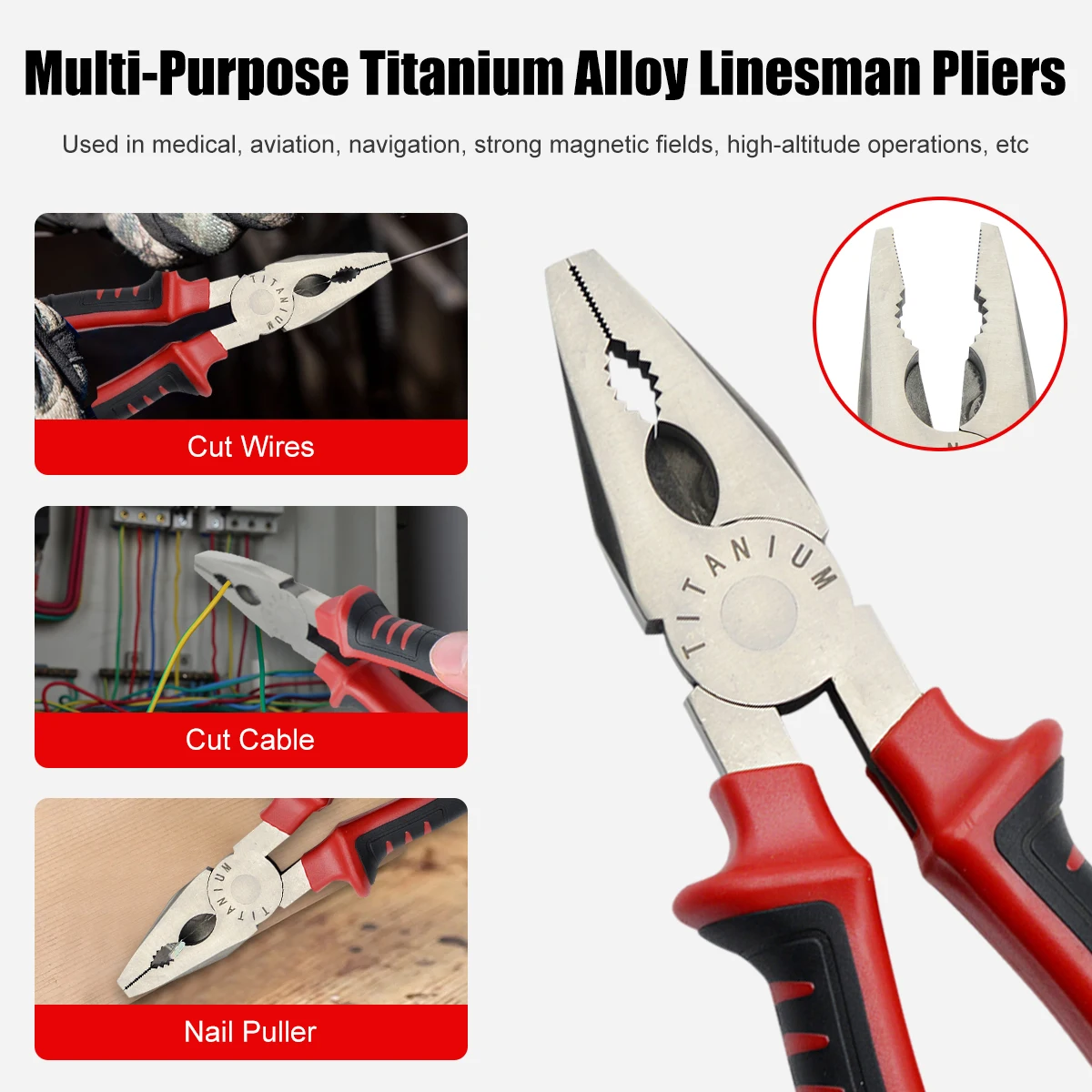 HENITUER T1040 Titanium Tools - Pliers review and price