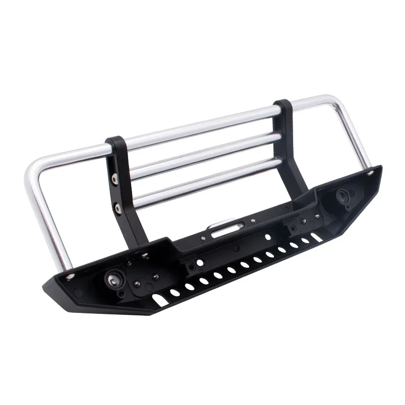 KYX Racing Aluminum Front Bumper Upgrades Parts Accessories for 1/10 RC Crawler Axial SCX10 II III PRO Traxxas TRX4 Gen8 Gen9