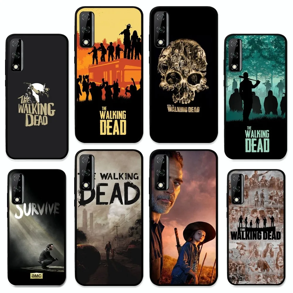 The Walking Dead Phone Case For Huawei Y9 6 7 5 Prime Enjoy 7s 7 8 Plus 7a 9e 9plus 8E Lite Psmart Shell