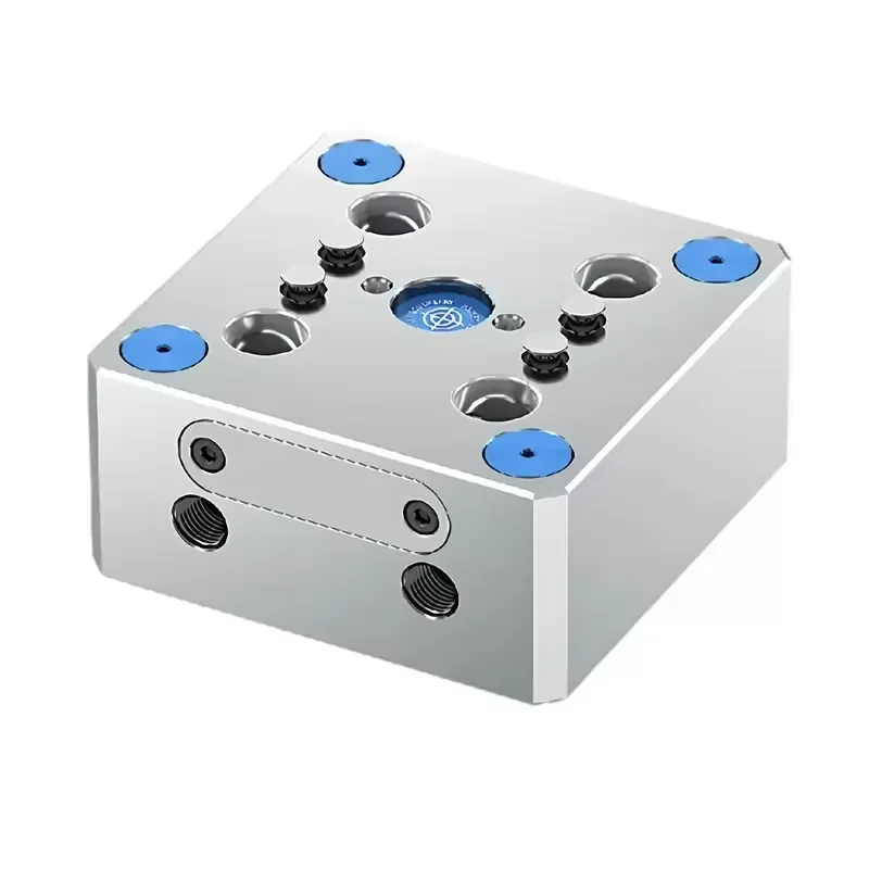 Pneumatic Zero-Point Prince ZPP Quick-Change Plate CNC Base Plate for CNC Machining Centers 5 Axis Vices Fixture Workholding