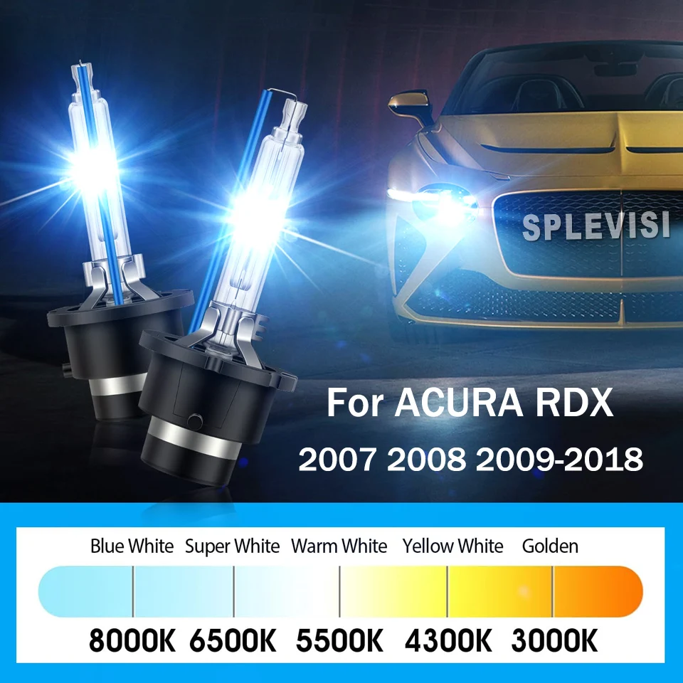 

D2S 35W HID Headlights Long-lasting Stable Performance For ACURA RDX 2007 2008 2009 2010 2011 2012 2013 2014 2015 2016 2017 2018