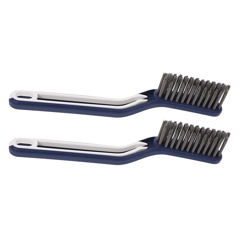 

2 set 2 set Blue Cleaning Brush for Kitchen Bathroom Stove Oven Grill Fryer Gap Hard Areas Wall Corners Grease Removal Durable