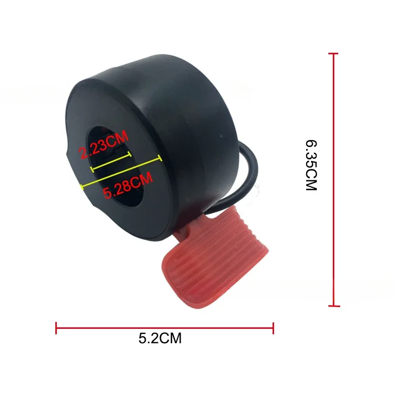 Lithium Electric Scooter Skateboard Accelerator Handle Speed Control Knob Thumb Tachometer Speed Control Indicator 130X