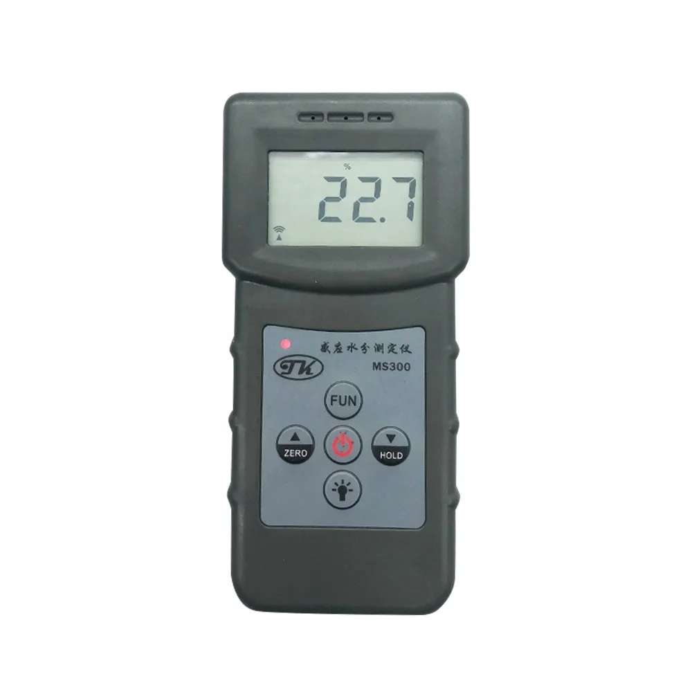 High Accuracy MS300 Induction  Type Building Materials Moisture  Meter Concrete Moisture Tester for Concrete