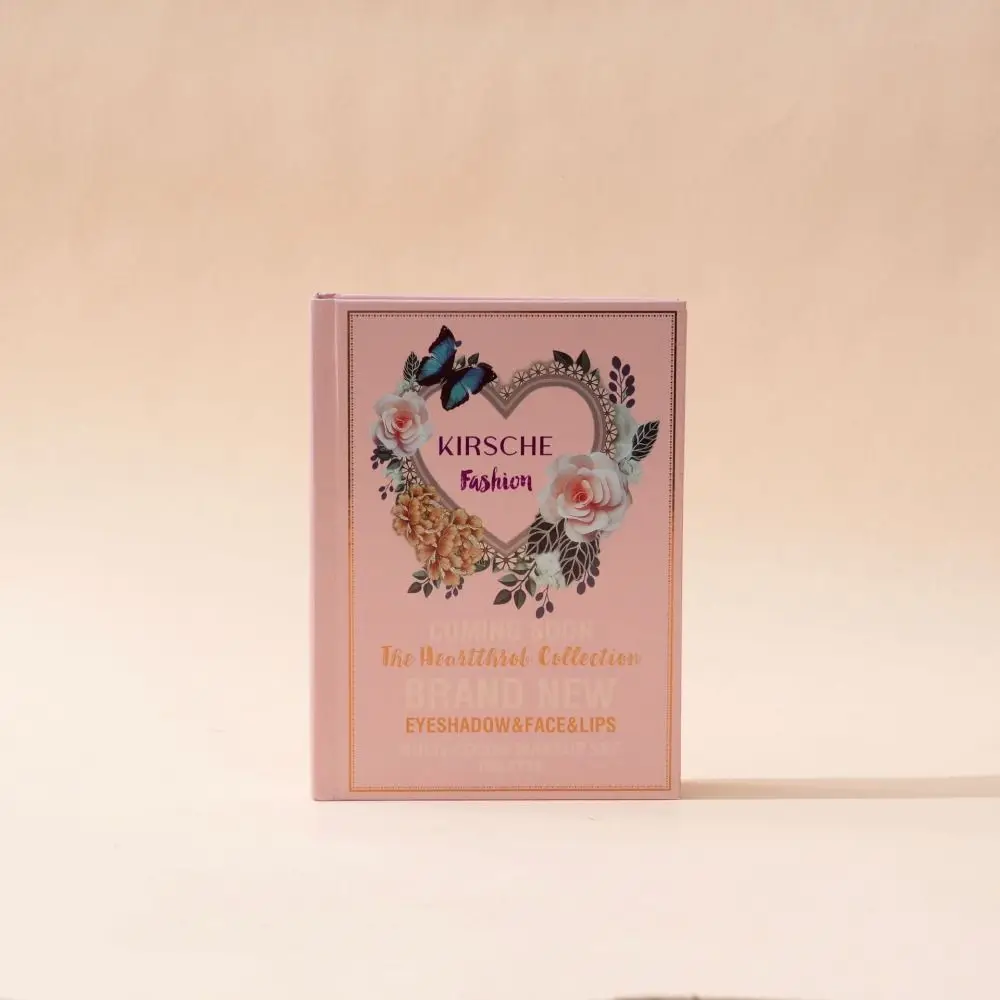 Tavolozza di ombretti pieghevoli a 5 strati Tavolozza di ombretti portatile a lunga durata 78 tonalità Tavolozza di trucco impermeabile Libro Principianti