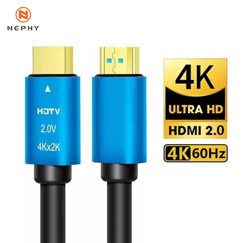 HDMI Cable 2.0 4K Cable for PS4 PS3 Xbox Fire TV Stick Blue Ray Player HDR High Speed Ethernet 4K 60Hz Male Long 5M 10M 15M 20M