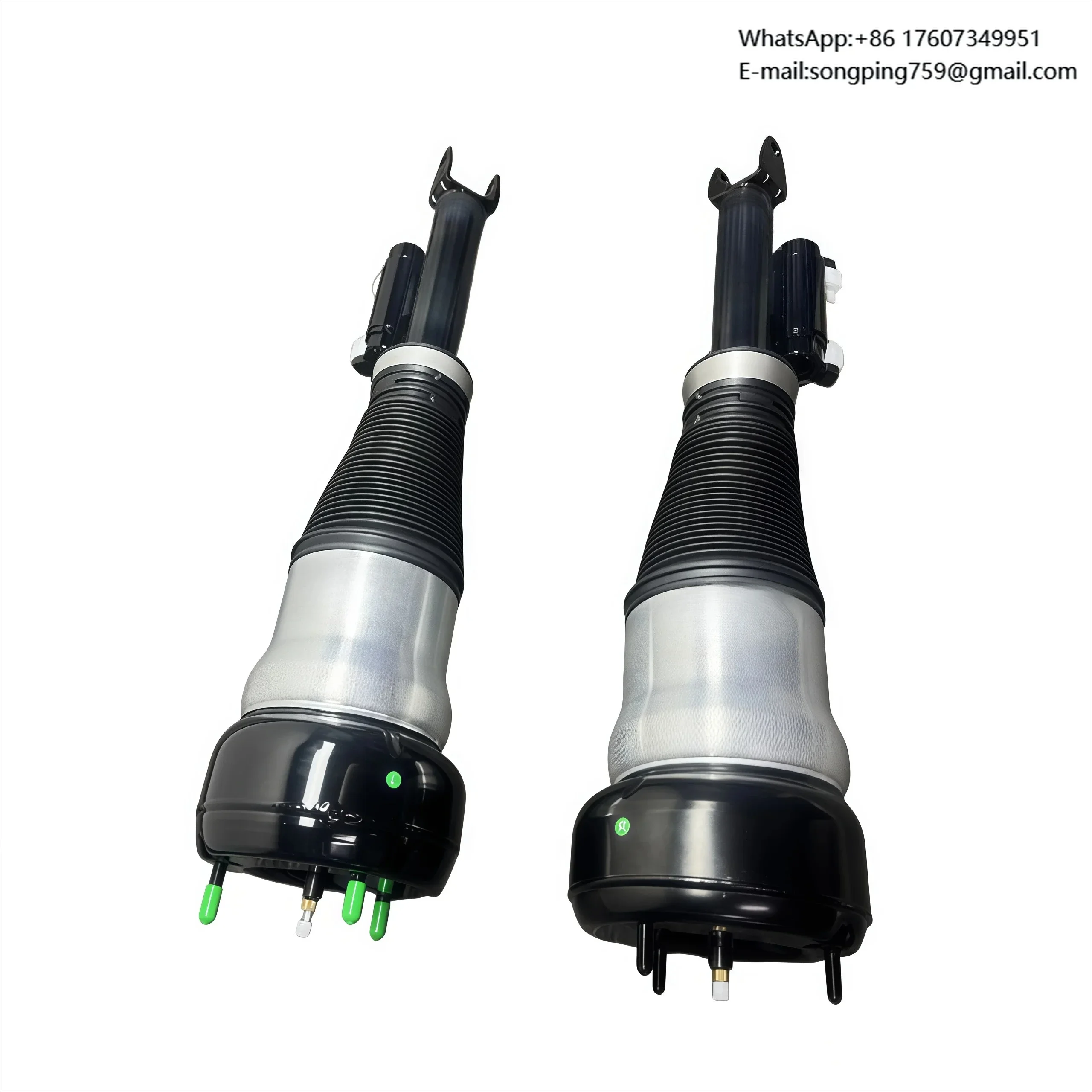 Premium Heavy-Duty + Front Left/Right Air Suspension Shock for Mercedes-Benz S-Class W222 S320 S350 S400 S450 S550 S580
