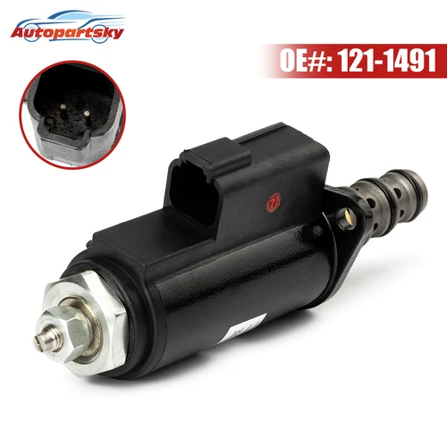 Nueva Rotary válvula solenoide 121-1491 para Caterpillar CAT 315C 320C 325C 330C 330D E320B E320C E320D 121-1491-AD5 1211491 de 121 a 1491
