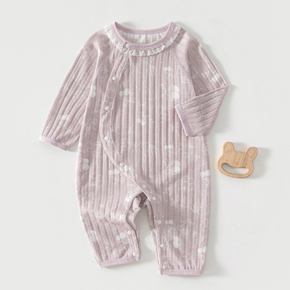 Baby Girl Clothing Summer Lightweight Long Sleeve Baby Rompers For Boys Air Conditioning Infant Jumpsuit New Arrival
