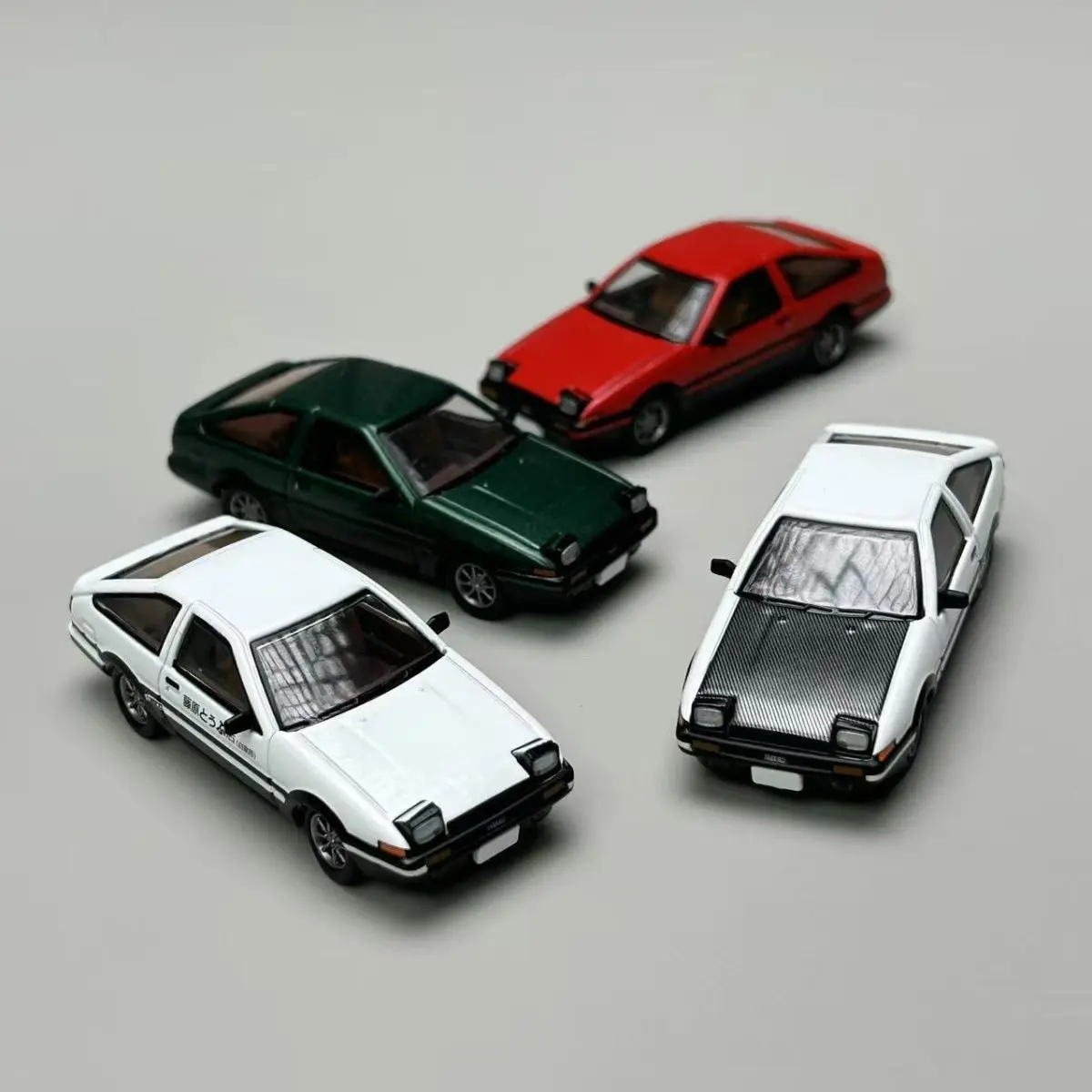 [In Stock] Sonic Gear 1/64 Mazda RX7 AE86 Golf GTI Honda JAZZ alloy car model, ideal for holiday gifts and collection pieces.