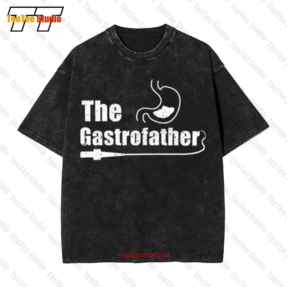 

The Gastro Father Funny Gastroenterologist Gift For Dad Vintage Oversized T-Shirt IG5B