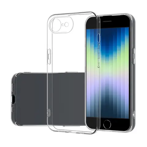 간단한 슬림 소프트 TPU 투명 투명 전화 케이스 iPhone 16E iPhone16E SE 2025 SE4 5G 커버 Fundas Capa Perfect Fit