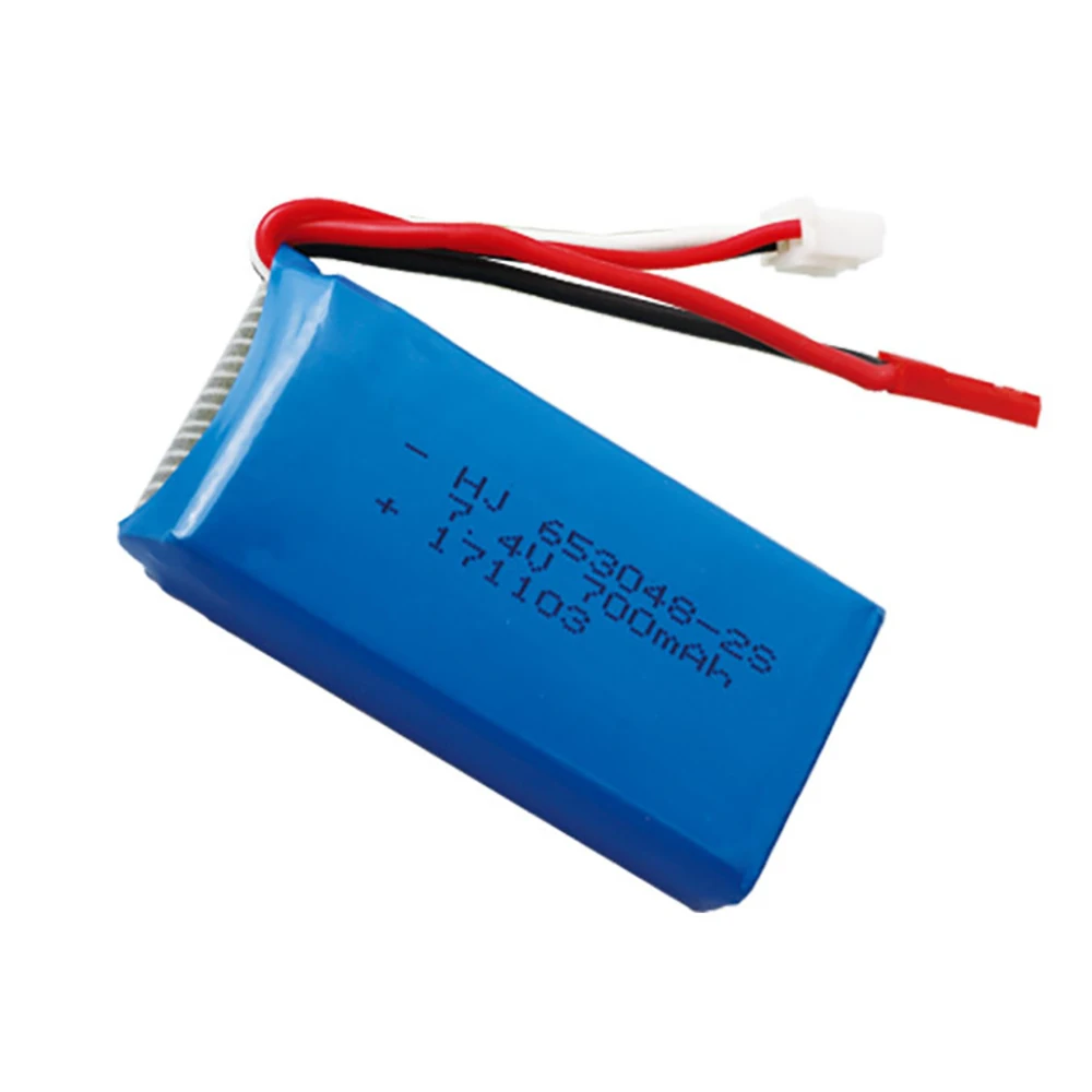 7.4V 700mAh 653048 25C Lipo Battery For Syma F1 Feilun FT007 FX059 FX176 RC Boat Spare Syma Remote Control Aircraft Parts