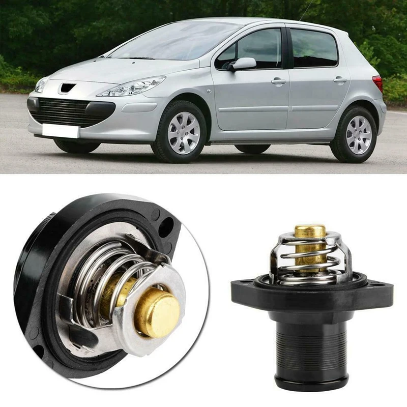 2X Car Thermostat For Peugeot 206 307 1007 Citroen Berlingo C3 C4 Xsara 1336.Q1 1336.N5 9630066780