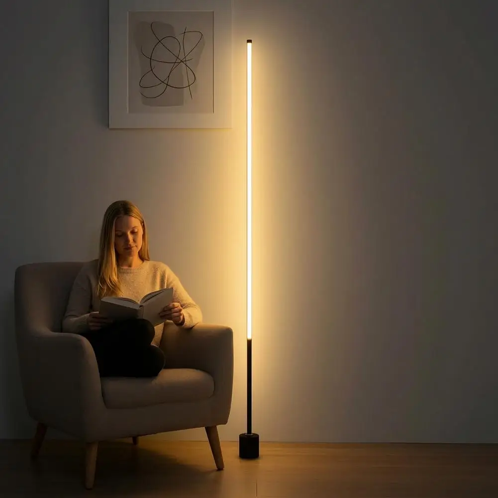 Modern Floor Lamp for Room Usb Floor Lamp with Remote Control 360° Dimmable Led Standing Light Modern Bedroom Room Corner