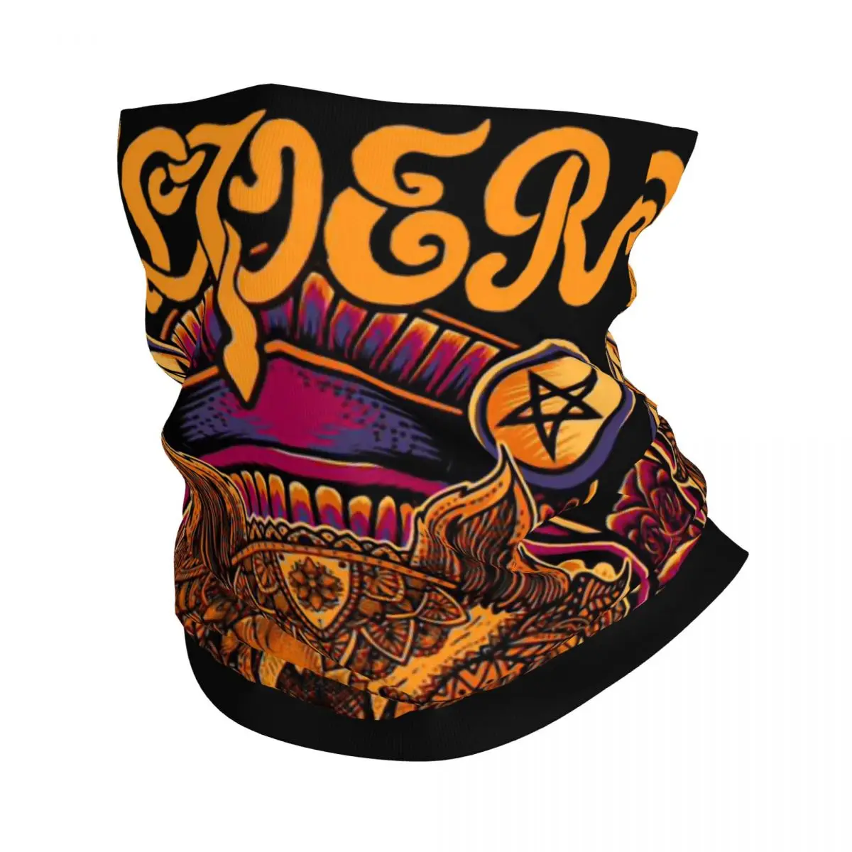 Pop Music Bandana Neck Gaiter Motorcycle Club U-Ulver Face Scarf Running Unisex Adult Breathable