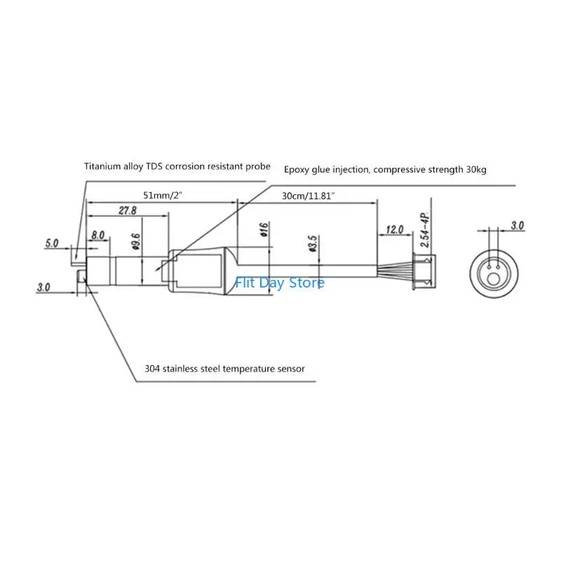 F92C Module détection qualité l'eau Double capteur numérique Équipement moniteur d'eau