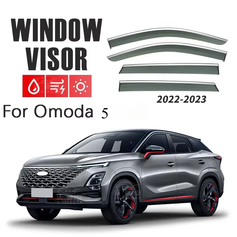 For Chery Omoda 5 Window Rain Shield, Omoda 5 Side Window (Sunshade Rain Shield) 2022 2023 2024 edition models