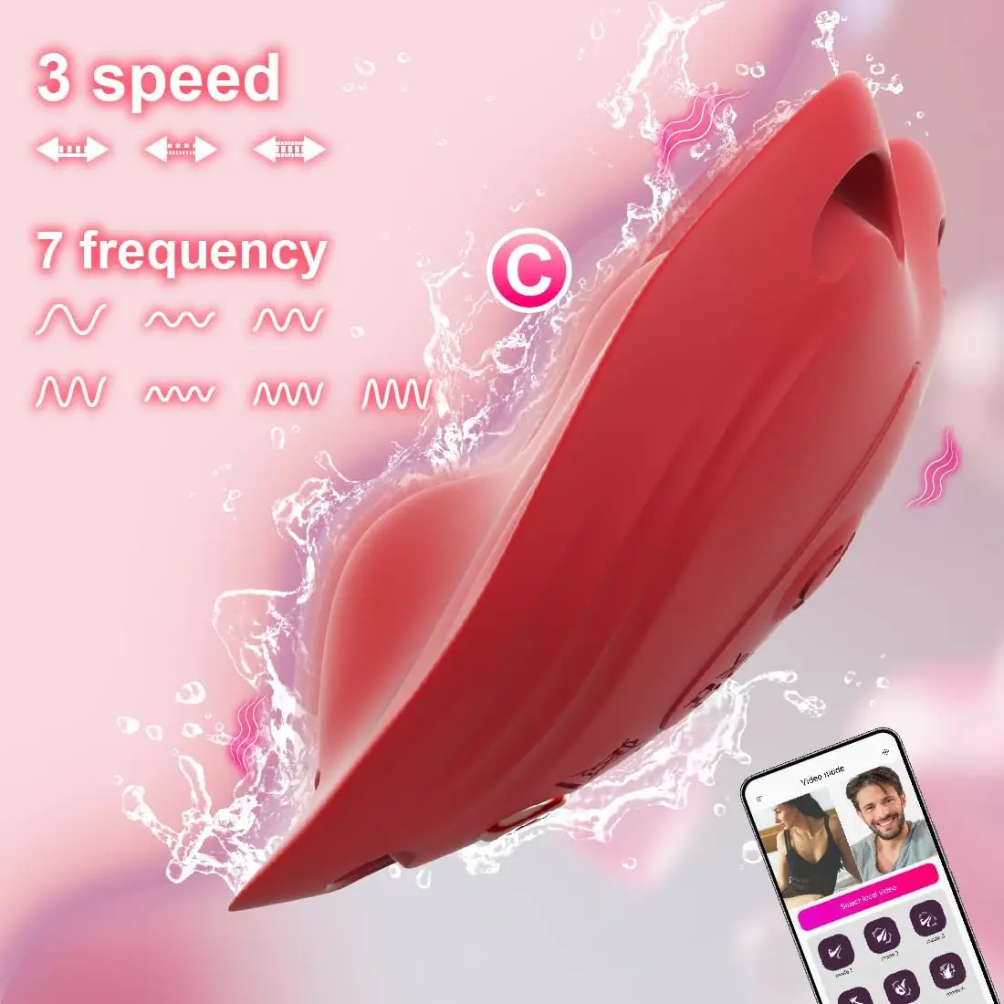 هزاز الجنس لعب الكبار أنثى APP التحكم القضيب الدائري البظر محفز فراشة يمكن ارتداؤها اللباس الداخلي الهزاز للنساء زوجين