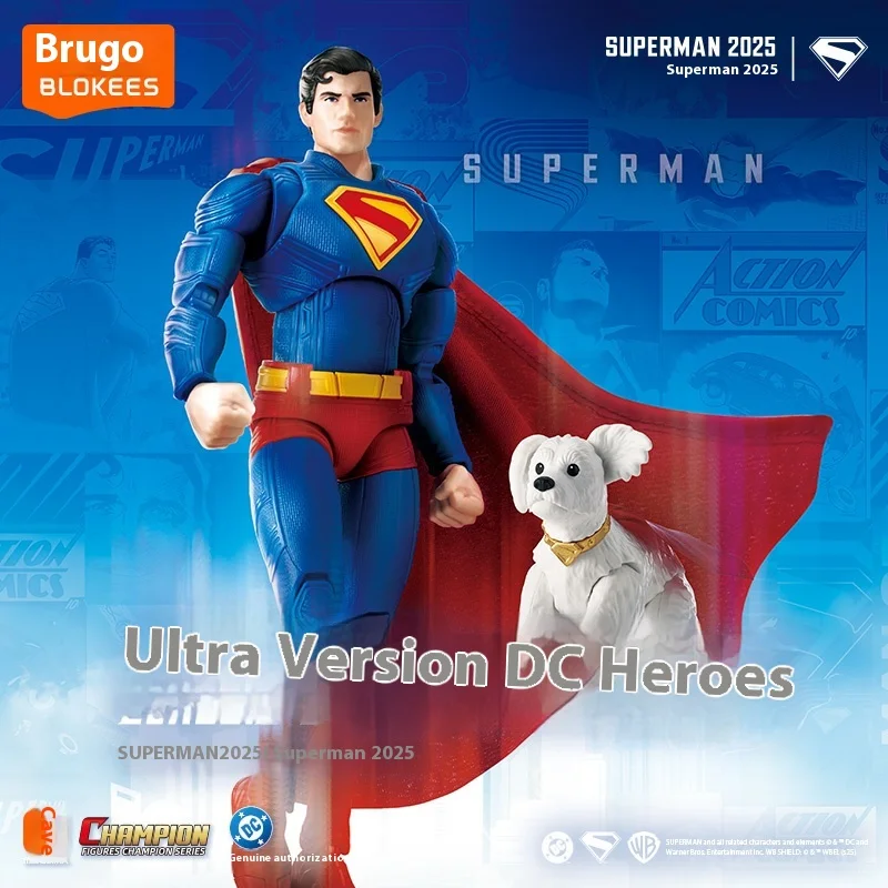 جديد Blokees Blockman Dc Hero Superman 2025 Beyond نسخة نموذج لجسم حلية جمع لعبة عصرية رائعة هدية عيد ميلاد