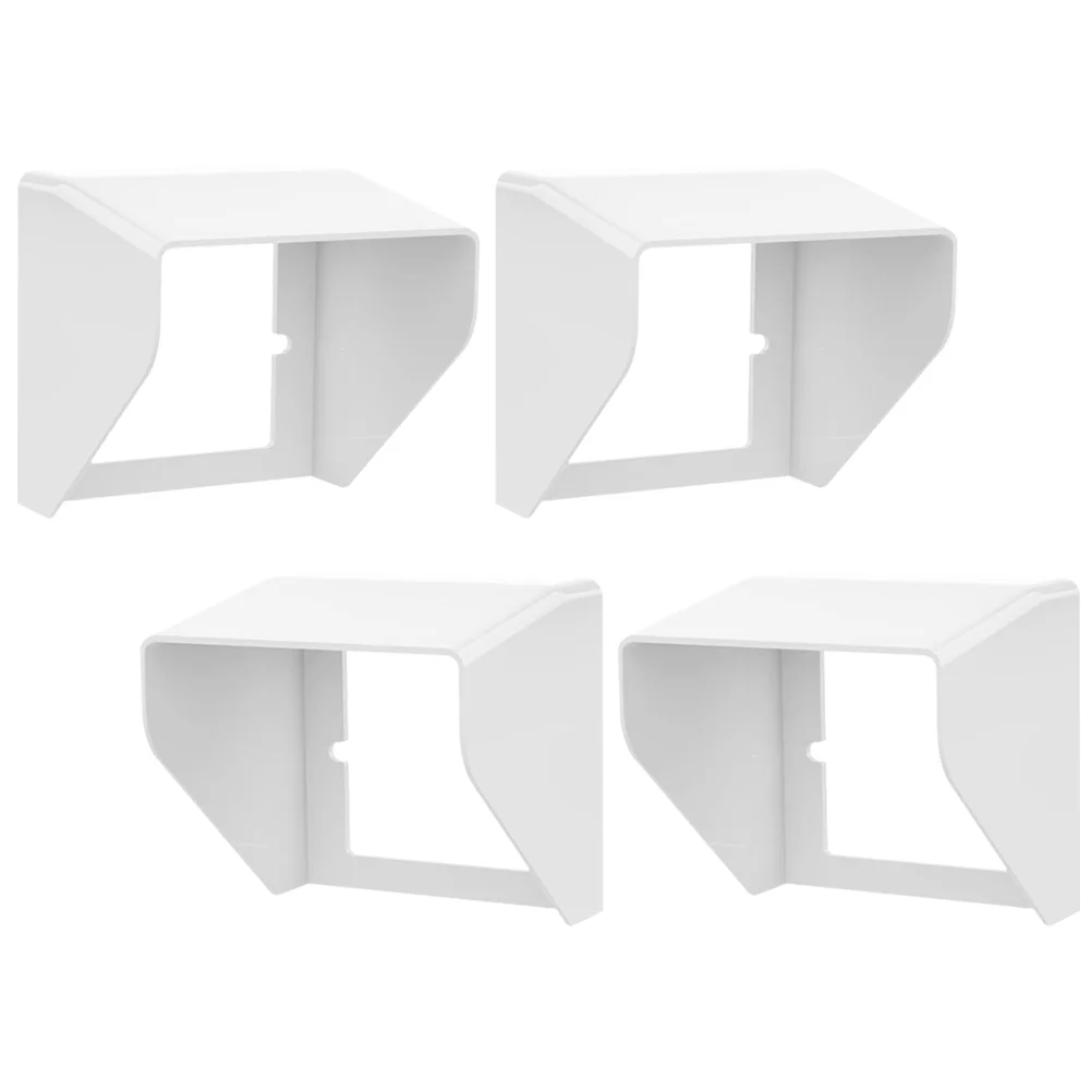 4pcs Outdoor Doorbell Rain Covers Oblique Doorbell Protector 86-Type Cases Doorbell Covers Doorbell Protectors