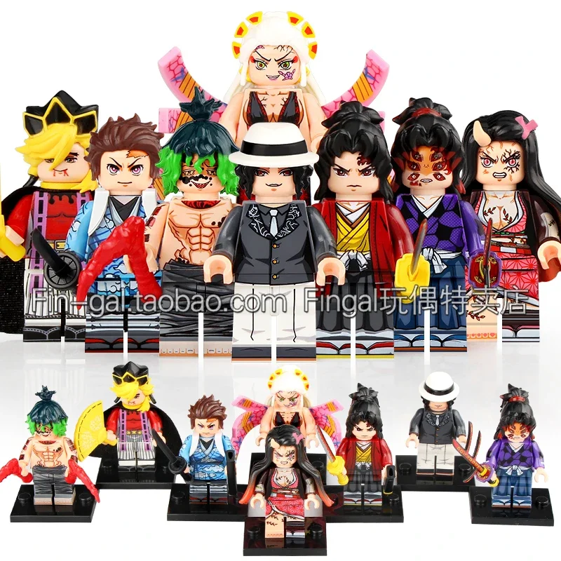 Anime Demon Slayer Tokitou Muichirou Tomioka Giyuu Kanroji Mitsuri Tsuyuri Kanawo Cosplay Action Toys Garage Kits Figurine Model