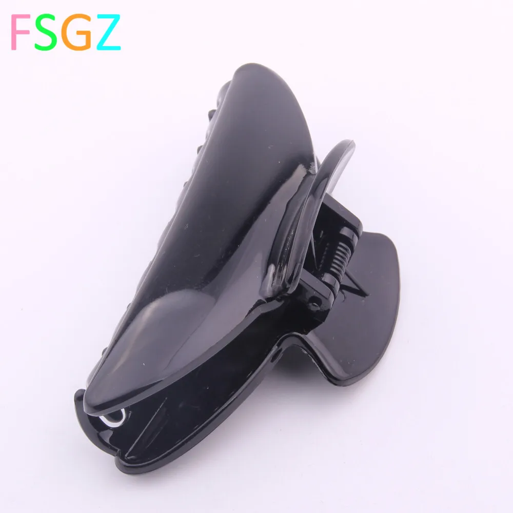 New Brand Headwear For Women Black Plastic Hair Claw Clips Summer Simple Hairpin Crab For Hair Beauty Hair Tools For Women