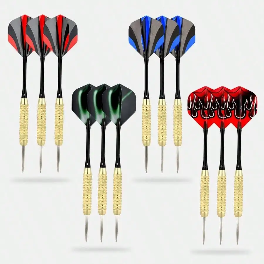 

Steel Tip Darts Set 18 Grams15 Pack Steel Barrels