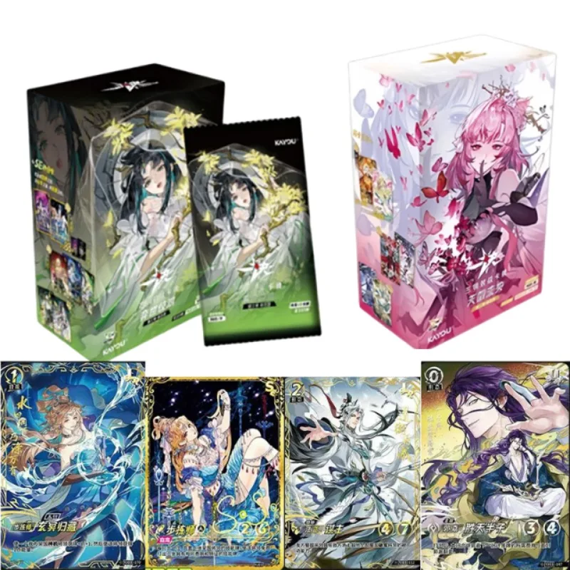 

Официальная карта KAYOU «Три королевства» показала TCG Booster Pack Series 3: Вечные герои возраста Аниме Периферийные подарочные игрушки