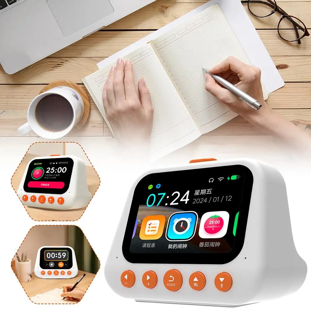 Children's AI Smart Alarm Clock Can Talk Early Education Time Timer Reminder Self-discipline Clock Countdown Manager K9G1