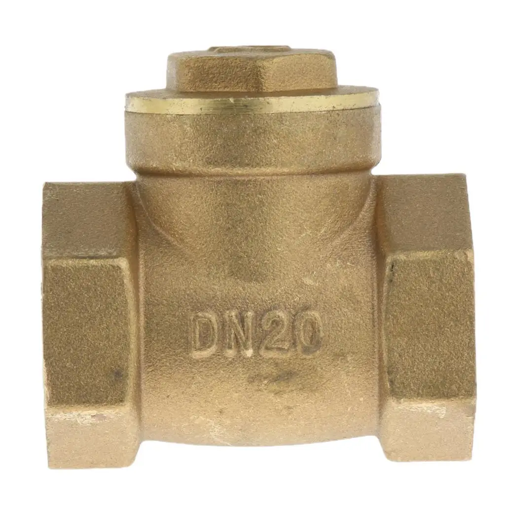 Válvula giratória DN Way, rosca fêmea, material de latão -3/4 polegadas