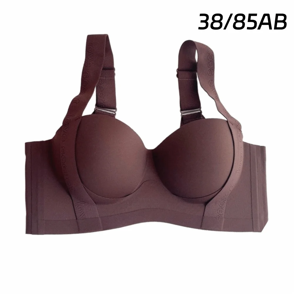 

Thin Lightweight Push Up Bra Anti-Sagging Lifting Full Coverage Lingerie Breathable Adjustable Strap Seamless Underwear