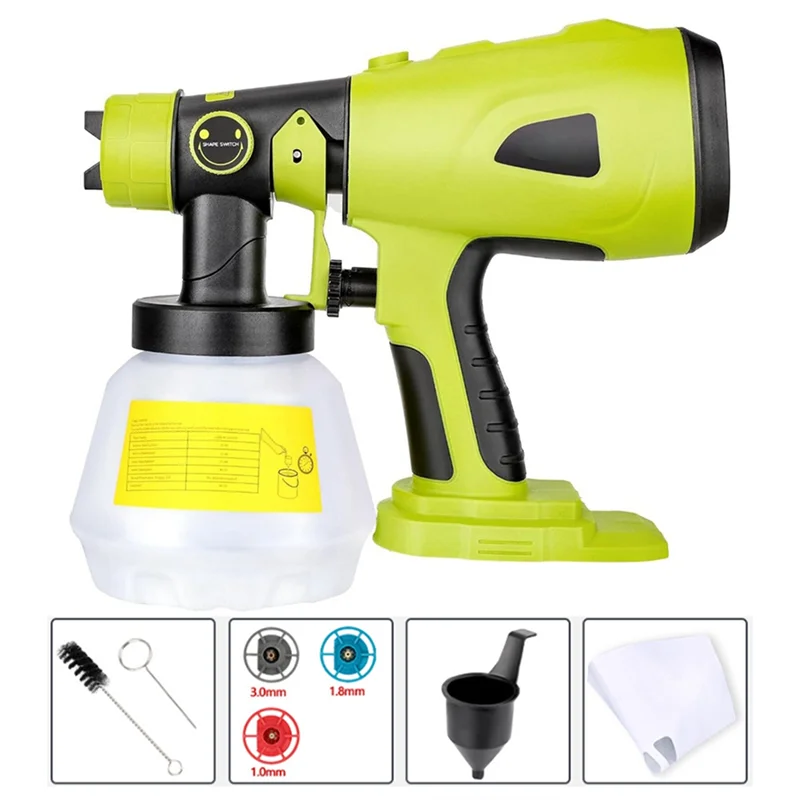 

T99C-Cordless Paint Sprayer For Ryobi Li- Battery Electric Handheld Paint Spray For Furniture DIY Works Replacement