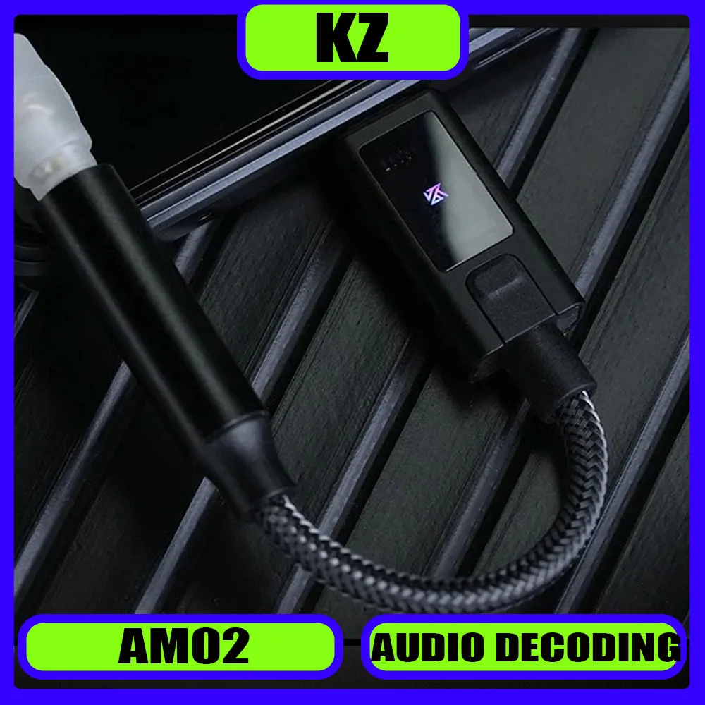 

Новый Kz Am02 интегрирует профессиональную функцию регулировки звука и портативный цифровой декодирующий усилитель для наушников, портативный