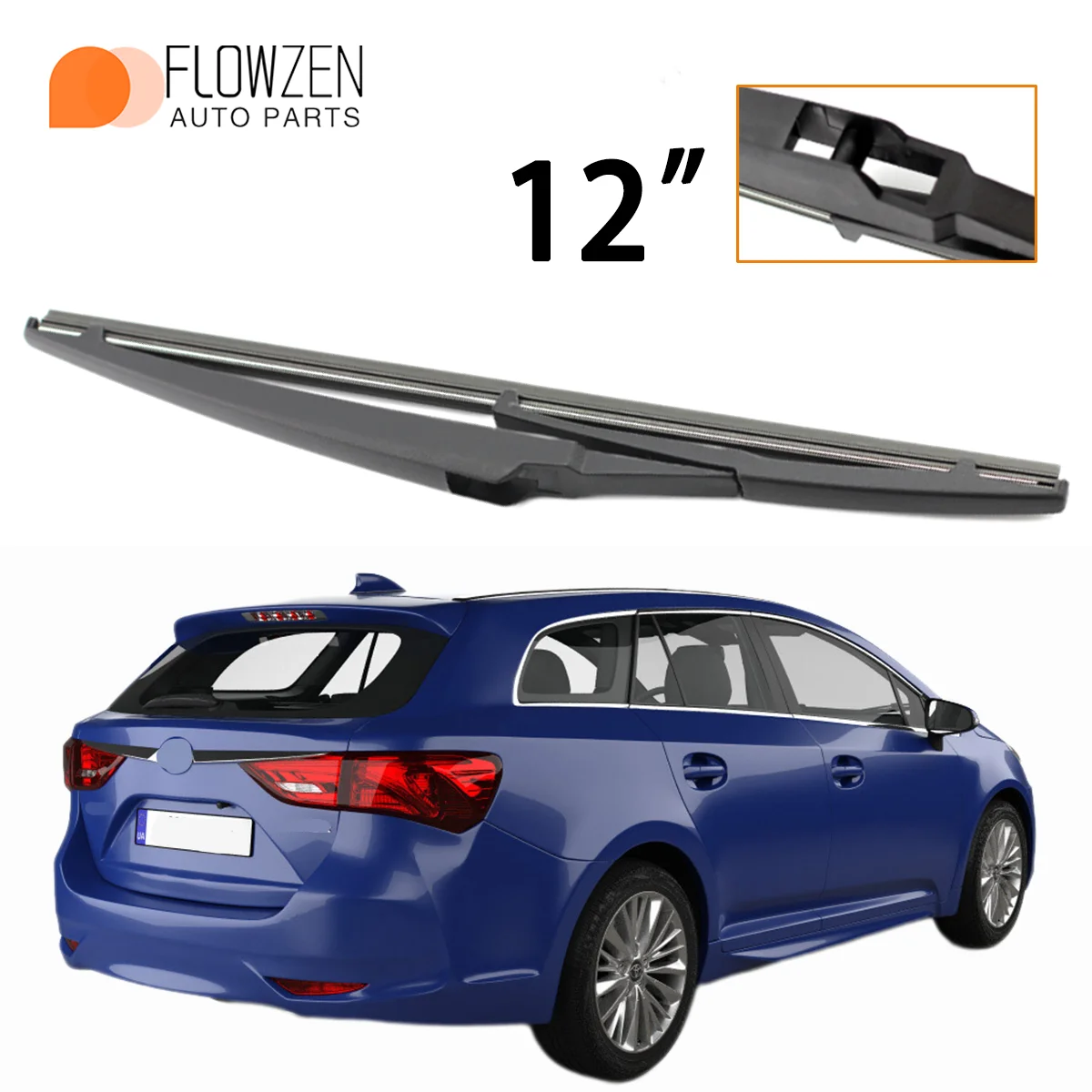 

1 шт., 12 "омыватель заднего лобового стекла для Toyota Avensis Estate Wagon T270 2009-2019, щетка стеклоочистителя, автомобильные аксессуары