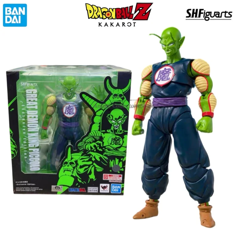 EN STOCK Bandai 100% Original 2025 SDCC Dragon Ball Z S.H.Figuarts Piccolo Daimaoh Edición Exclusiva Modelo de Juguete Regalos Coleccionables