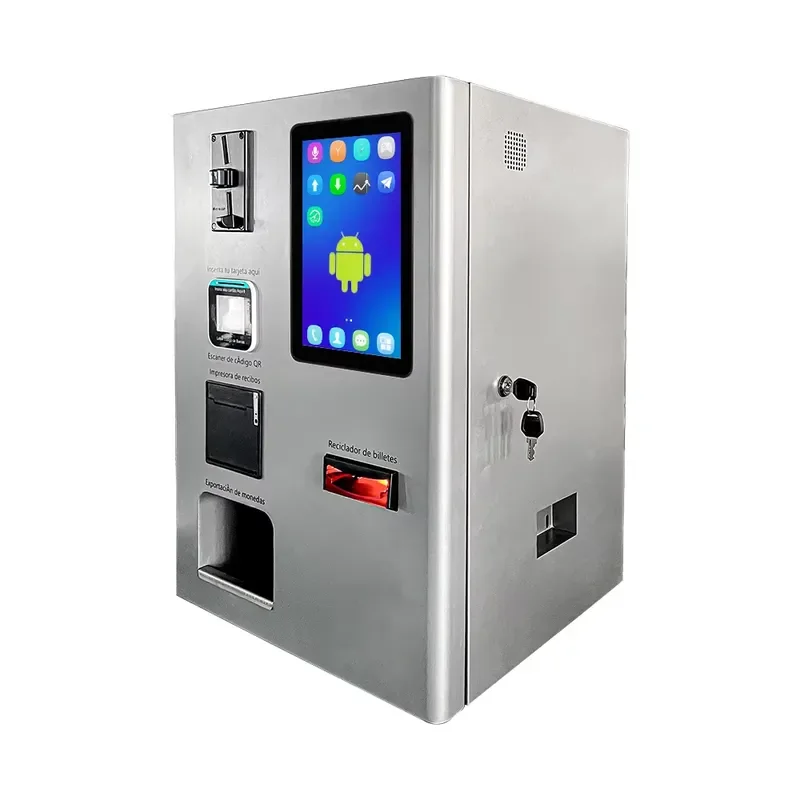 Self Service Cash Exchange Machine for Supermarket Pizza Shop Coffee Shop Indoor Unmanned Retail Solution with SDK Function