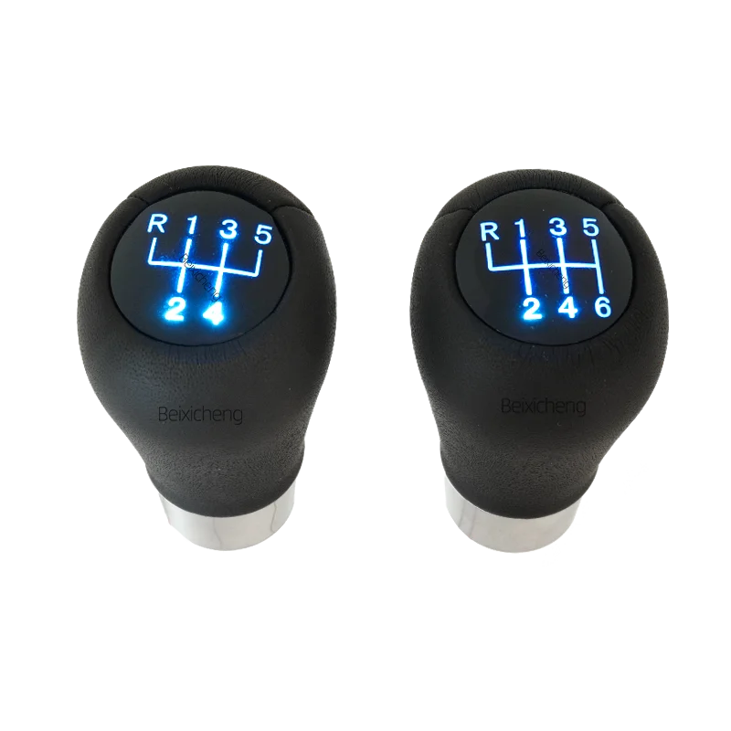 LED Gear Shift Knob For BMW 1 3 5 6 Series E46 E60 E61 E63 E64 E90 E91 E92 E81 E82 E87 E88 Pu Leather