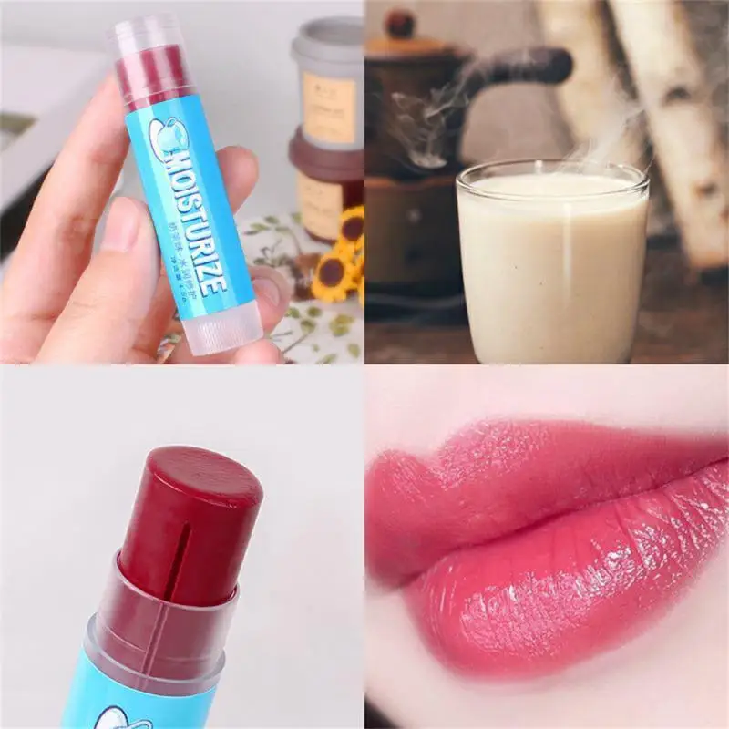 Fruit Lip Balm Nourishing Moisturizing Temperature Color Changing Lipstick Lip Balm Anti Chapped Lip Glaze Lip Tint Lip Makeup