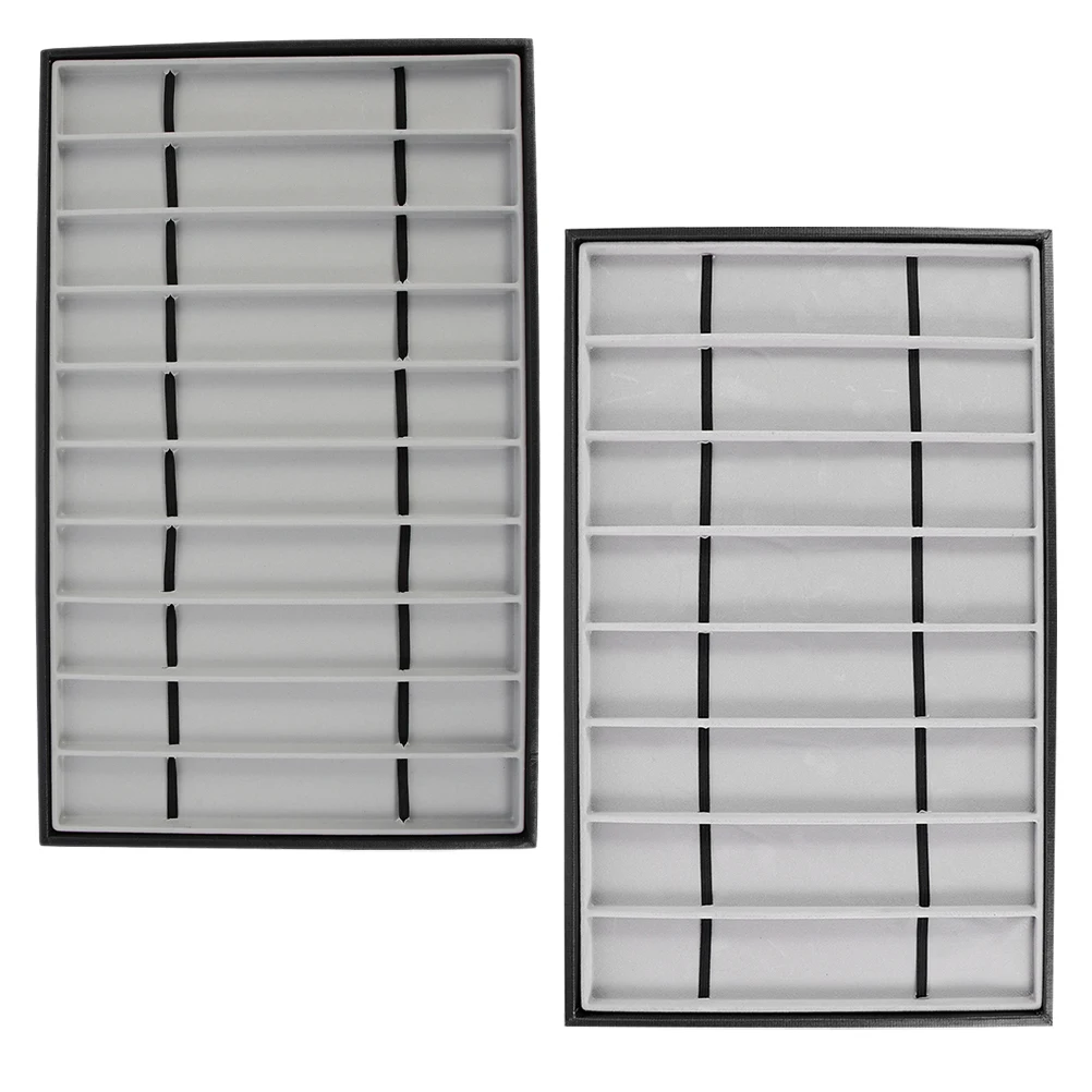

2 pcs Watchband Storage Tray Wrist Holder For Watches Bracelets Necklaces Watch Strap Display Plate Home Use Watch Display Tray